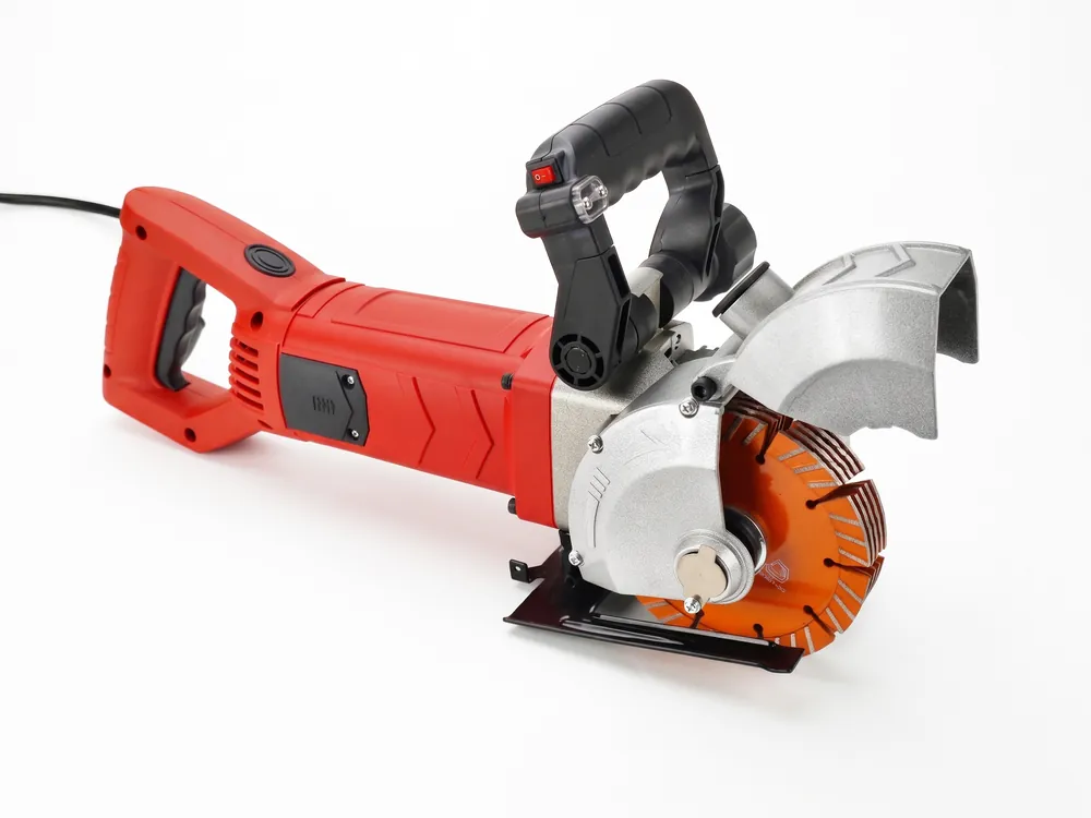 Basspowers wall chaser for cutting conduit grooves